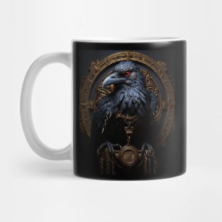 Raven Viking Wisdom Tattoo Art Mug